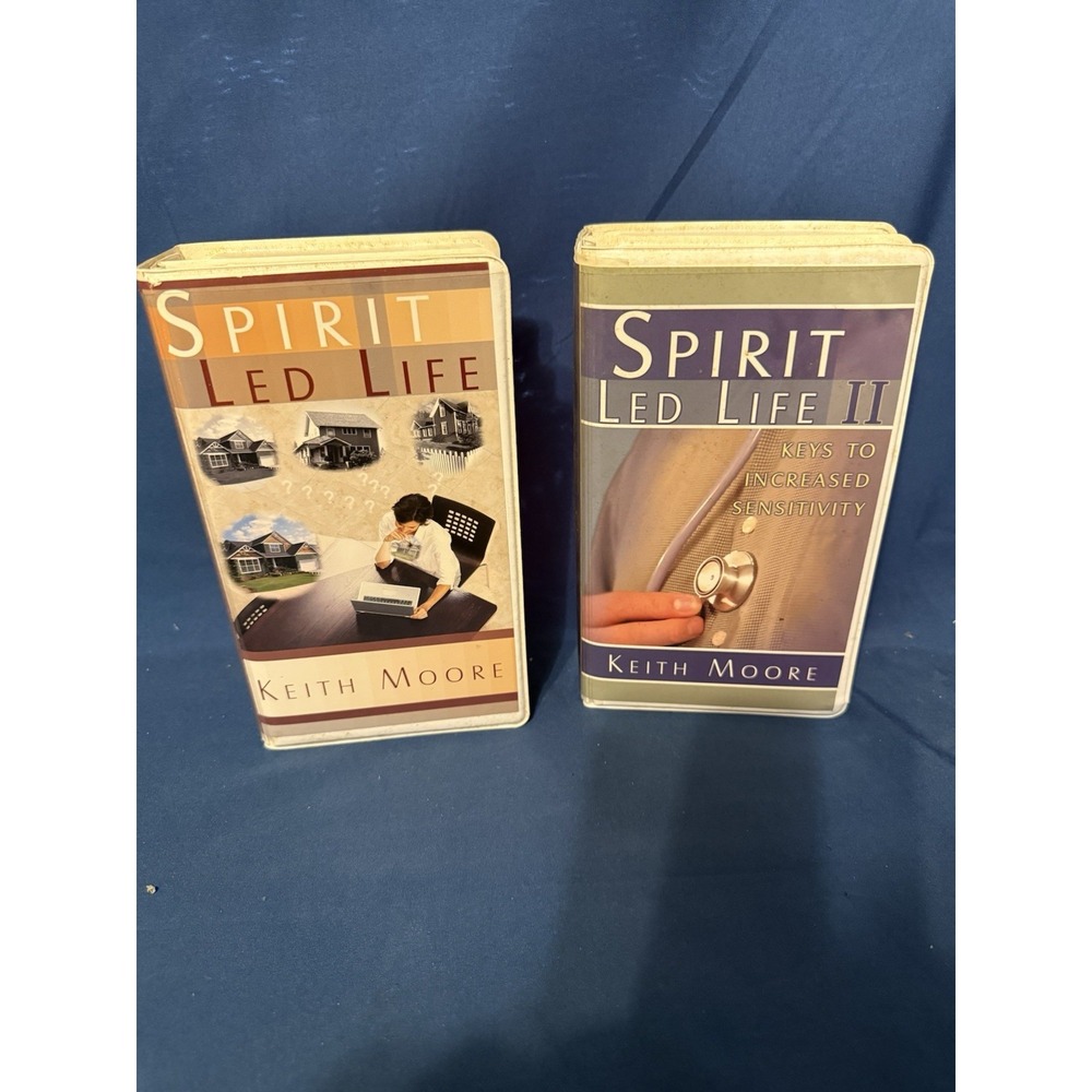 Keith Moore "Spirit‎ Led Life" Cassette Tape Box Sets Vol 1 & 2 Lot - Missing 1